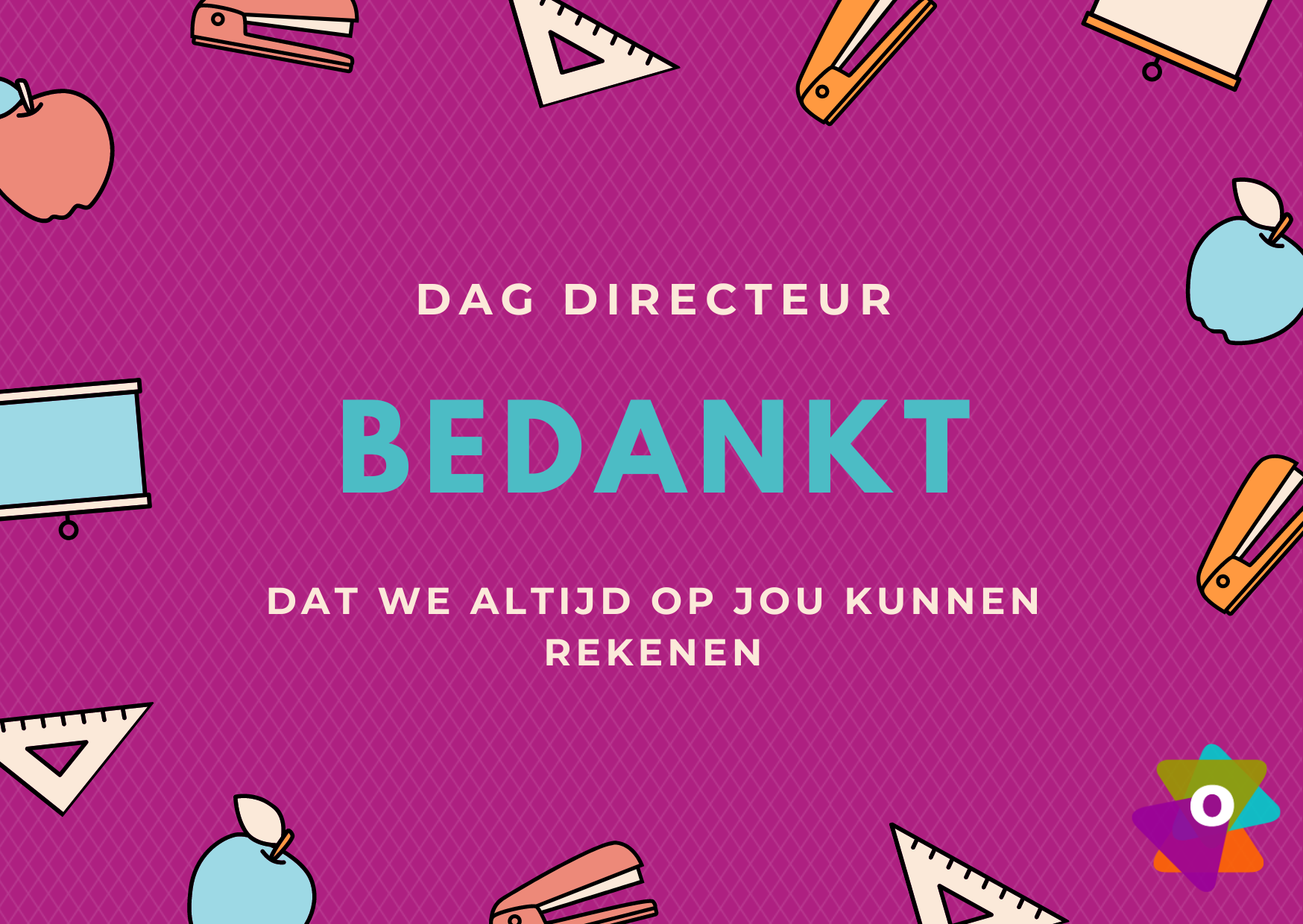 Dag van de directeur bedankt!